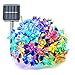 Ucharge Flower Outdoor Solar String Lights, 23ft 50 LED Fairy Blossom Christmas Lights(Multi)