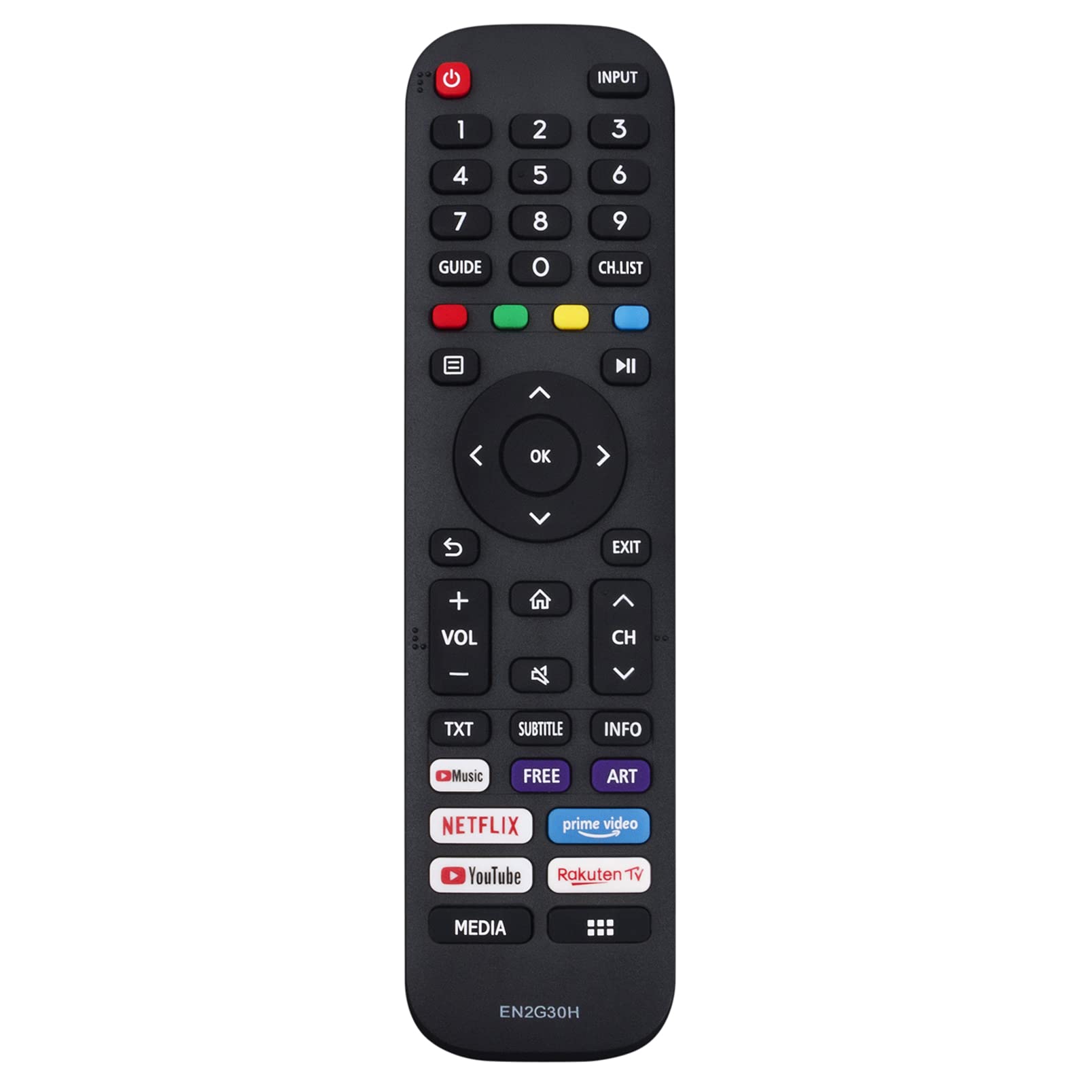 TELECOMANDO PER HISENSE EN2N30H EN2G30H 43AE7000F 43AE7010F 43A7100F