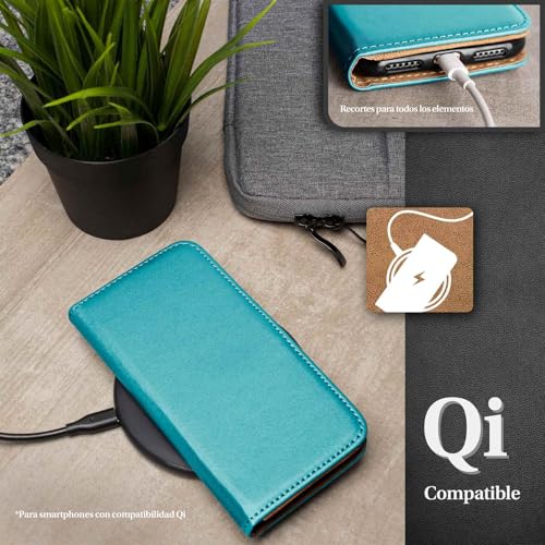 Evita arañazos con la funda iPhone 12 Pro Max moex estilo libro anticaídas de cuero 6