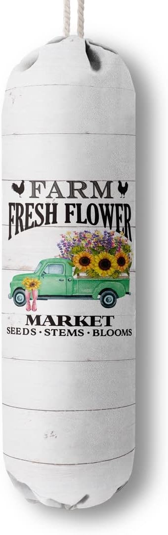 Grocery Bags Holder Organizer For Shopping Bags，Wall Mount Plastic Bags Storage Container Dispensers