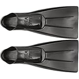 IST F12 Sea Diver Classic Rubber Closed Heel Fins for Adults and Kids, XL