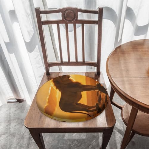 Cojín circular de león para suelo y decoración del hogar en terrazas 8