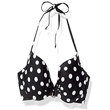 Smart & Sexy Womens Extreme Add-a-Size Push-up Halter Bikini Top