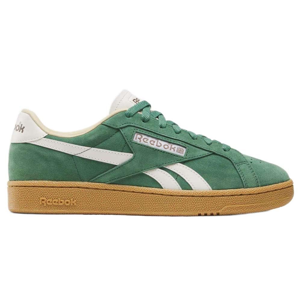 Reebok Unisex Club C Grounds UK Trainers, FIELDGREEN/Chalk/Gum, 45 EU