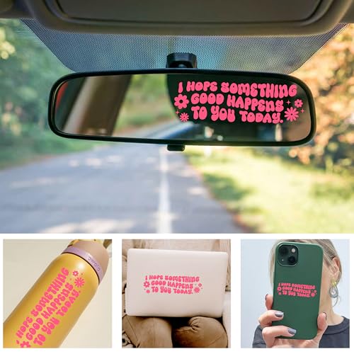 Image of Set 3Pcs Something Good Happens to You Today Mirror Decal