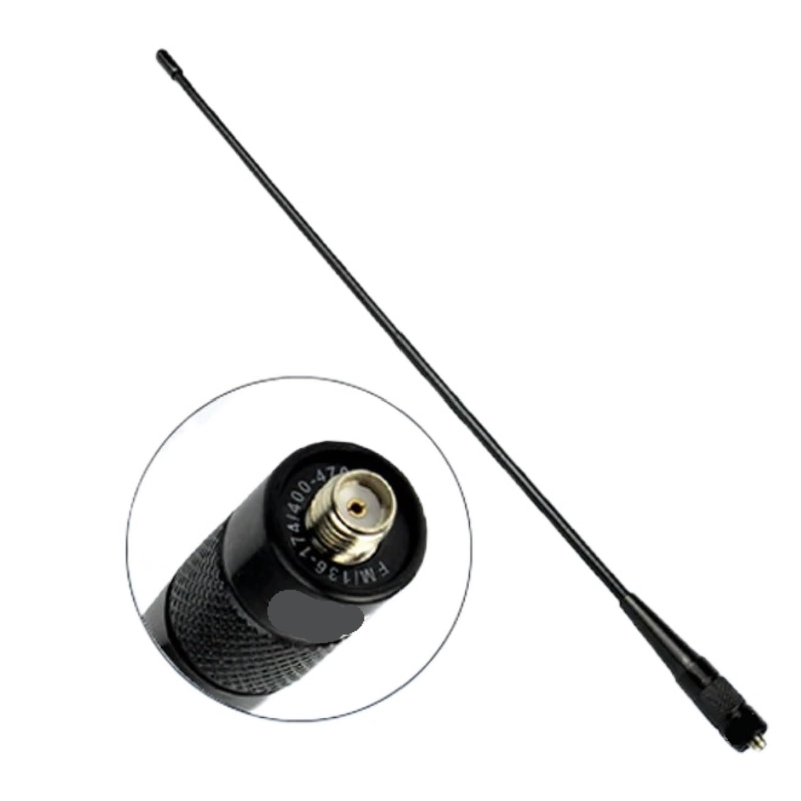 Antenne Talkie-walkie RHD-771 RT3S SMA-F RHD-771 VHF UHF Double Bande Compatible for Baofeng UV 5R 144/430 MHz Compatible for Quansheng UV K5 UV K6 Antenne interphone(50pcs RHD-771 SMA-F)