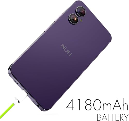 Miniatura 8 de NUU Teléfono celular A15 de 4 GB + 128 GB, compatible con Mint, Metro, T-Mobile, Qlink y más, perfecto para adolescentes, Dual SIM 4G, Octa-Core