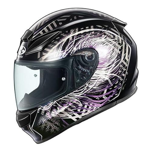 OGK KABUTO OGK KABUTO SHUMA PLUME ブラックパープル XL (バイク用