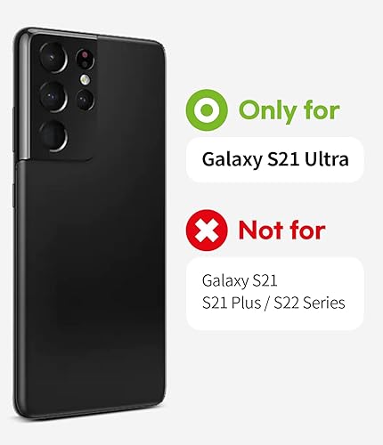 Miniatura 6 de GOOSPERY Funda de silicona líquida para Galaxy S21 Ultra (6.8 pulgadas), suave al tacto, protección de cuerpo completo, a prueba de golpes, con