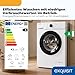 Exquisit Waschmaschine | 6 kg Nennkapazität, 1000 U/Min, Energieklasse A, 76 dB(A), 85 x 60 x 44 cm | 16 Programme, Eco 40-60, Kurzprogramm, manuelle Temperaturwahl, Aquastop | WA56110-020A weiss