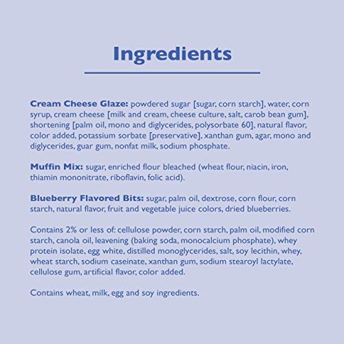 Image of Betty Crocker Baking Mug Treats Blueberry Muffin Mix with Cream Cheese Glaze, 11.8 oz