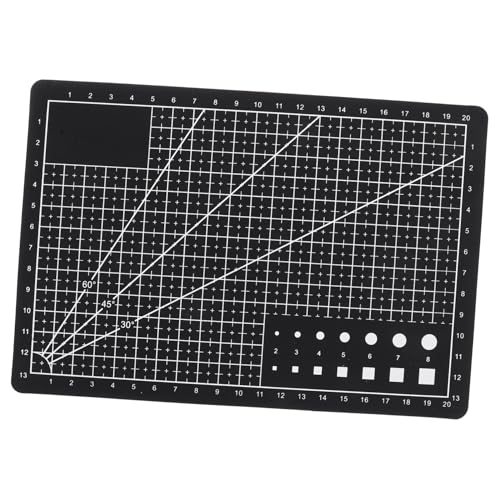 KALLORY Double Sided Cutting Mat Black Quilting Tools Sewing Mat Cutting Pad for Crafts