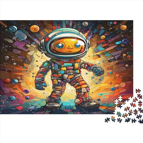 Puzzle 1000 pièces astronaute en bois de qualité supérieure pour adulte