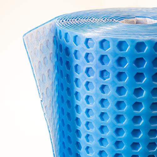 Tooltech® Xpert Tile Underlayment Uncoupling Membrane (108 sq. ft. / Roll), blue by ToolTech - Image 4