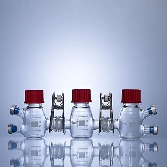 Three Chamber MFC Reactor with Anode and Cathode, Three Chamber Microbial Fuel Cell Reactor 250ml