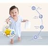 cxjoigxi White Noise Machine and Baby Soother with Remote, 108 Lullaby Music, Soothing Sounds and Night Light for Newborn Nursery Sleeping, Musical Crib Toy, Portable Baby Sound Machine for Travel