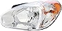 Gold Shrine For Hyundai Accent Headlight Lamp 2007 2008 2009 2010 2011 Halogen Driver Left Side