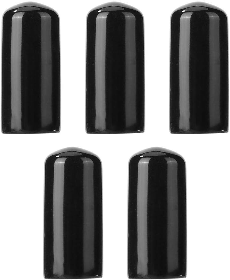 Alloet 5pcs 10/12/13/14mm Plastic Pool Cue Tip Protector Indoor Club Pub Snooker