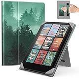 Légère et protectrice :La coque Kindle Paperwhite est fabriquée avec un extérieur en cuir PU de qualité supérieure et un intérieur en microfibre douce. Elle est agréable au toucher et protège efficacement votre appareil contre les rayures. De plus, la coque Kindle Colorsoft est légère, ce qui la rend facile à transporter.