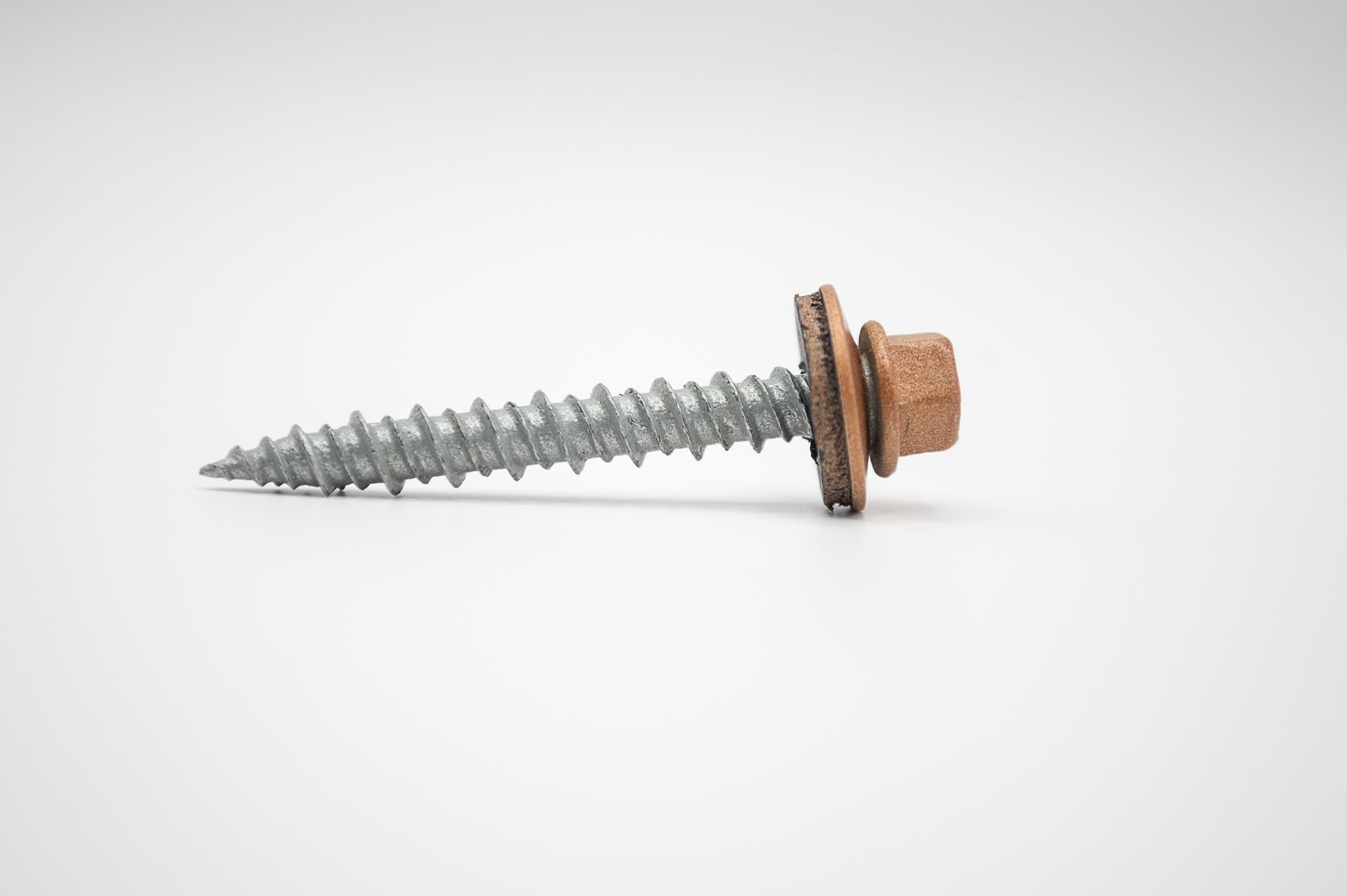 1-1/2" Metal Roofing Screws - 250 Pcs - Copper Penny (Copper)