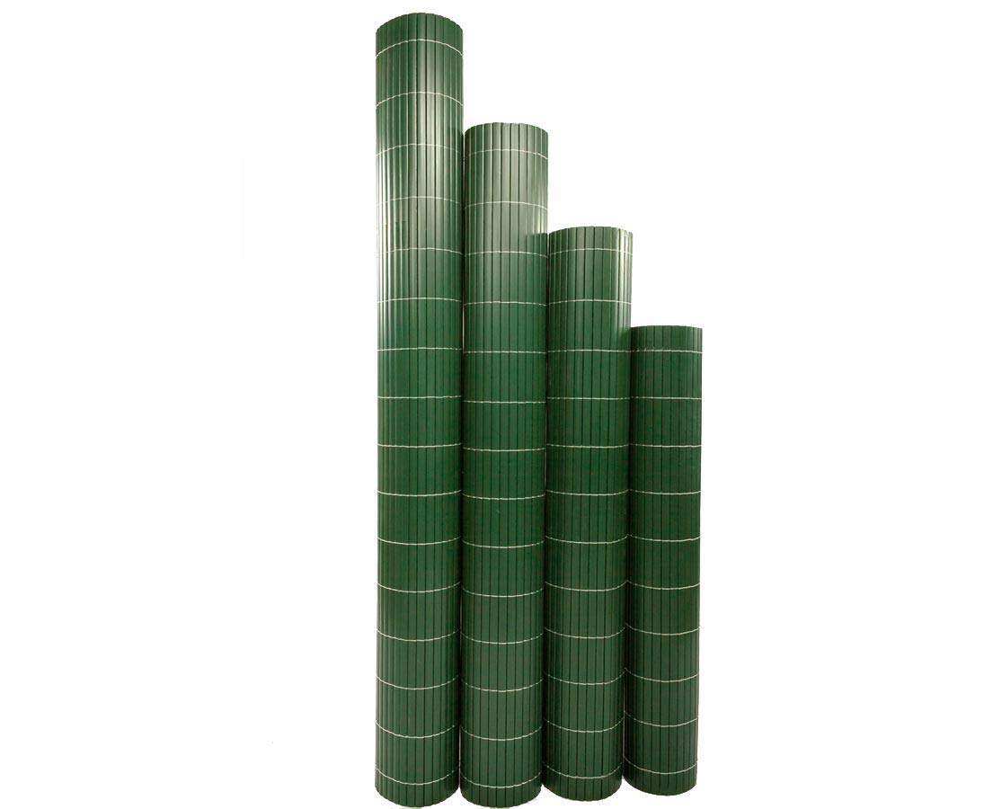bambus-discount.com Sylt ochrona przed przeciekaniem balkonowym, 120 x 300 cm, zielona – ochrona przed wzrokiem, na balkon, taras, do ogrodu, ochrona przed słońcem, ochrona przed wiatrem, mata chroniąca przed hałasem