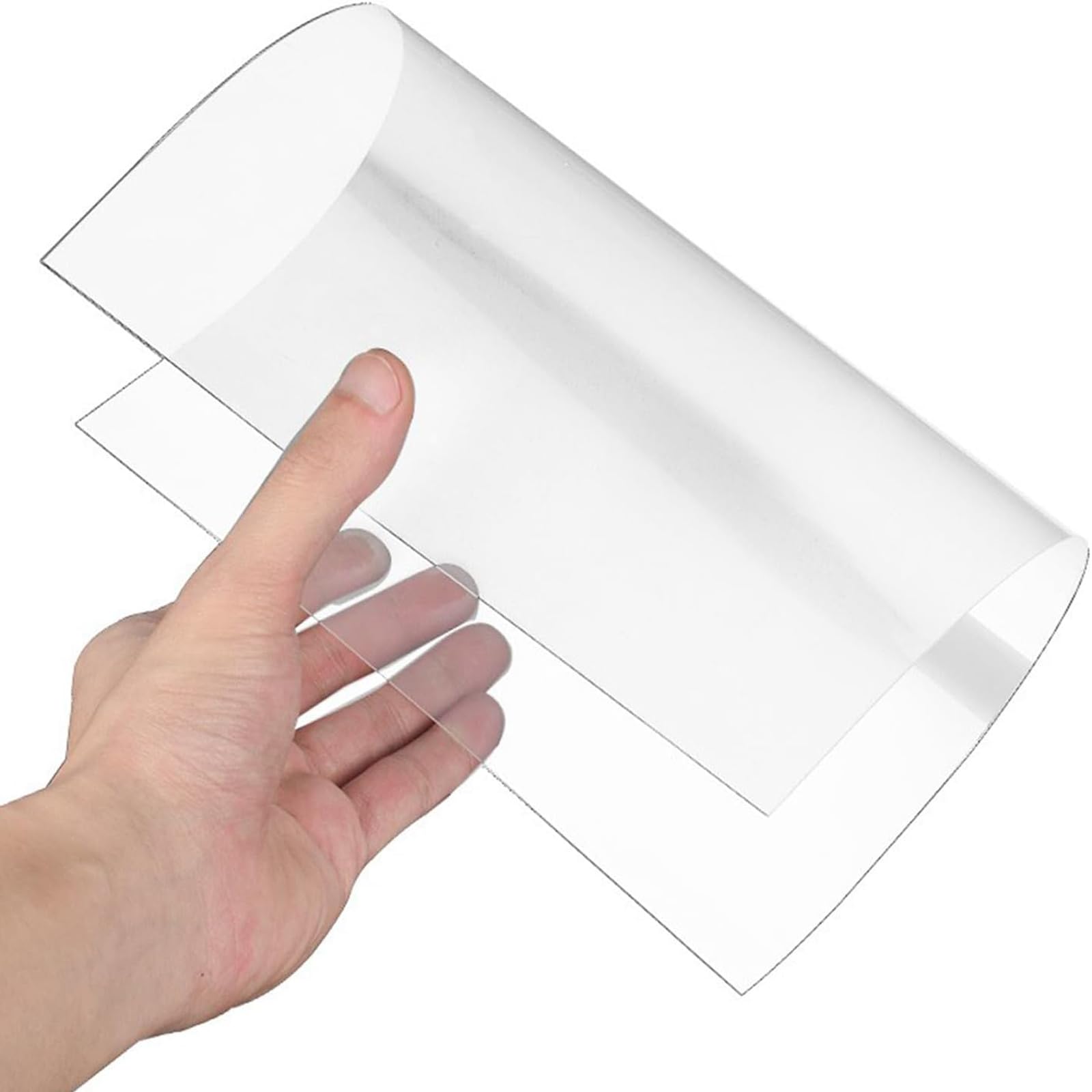 Polycarbonatplatte, transparente Acrylplatten, Kunststoffplatte, bruchsicher, UV-beständig, für Gewächshausüberdachungen, Carport-Glasersatz, Projektdisplay, Heimwerkerhandwerk (60 x 100 cm