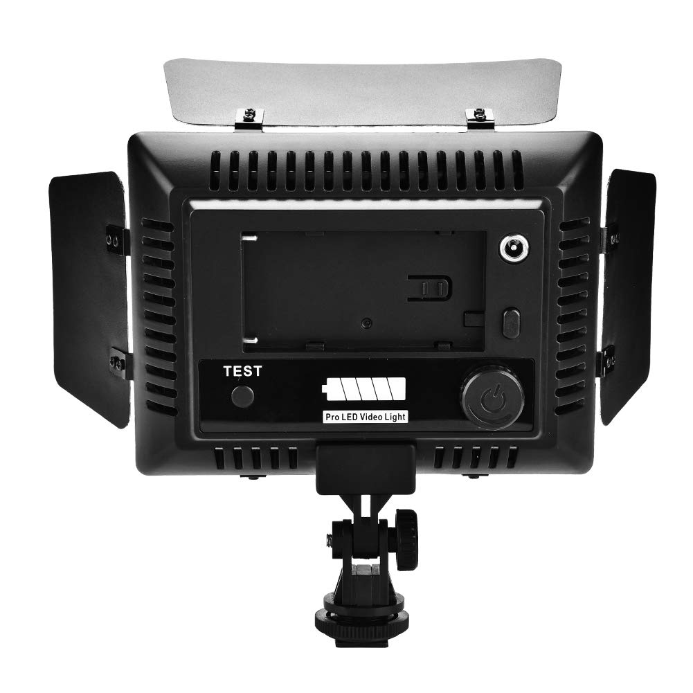 Lampe vidéo, 6000K LED Haute luminosité W160 Panneau de Lampe de Photographie vidéo pour caméra DSLR Caméscope DV, NP-F750, NP-F550, NP-F950/B DSLR Camera