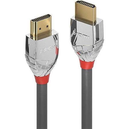 LINDY 35338 - Cable de audio coaxial digital (0,5 m, Cromo Line), color gris antracita LINDY 35338 - Cable de audio coaxial digital (0,5 m, Cromo Line), color gris antracita