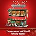 LEGO Spring Festival Family Reunion Celebration Building Toy for Kids, Restaurant Playset with Toy Kitchen and 13 Minifigures for Pretend Play, Gift Set for Boys and Girls Ages 8 and Up, 80113