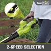 SnapFresh Cordless Leaf Blower - 20V Electric Leaf Blower 130 MPH / 140 CFM - Lightweight 2-Speed Leaf Blowers for Lawn Care and Yard/Garden/Patio (Tool Only-Battery & Charger not Included)