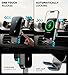 GuMosh Dual Coil 15W Car Phone Holder (Not Easy to Disconnect) Wireless Car Charger -Auto Clamping- Charging Phone Holders for Your Car Dash Vent Windshield, for Flip S24/S23/S22/S21, iPhone 17/16/15