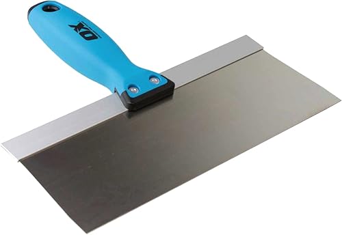 Miniatura 4 de OX Pro Juego de 6 cuchillos para juntas de yeso de acero inoxidable con cinta de yeso y bandeja de barro de 12 pulgadas y bolsa de herramientas de