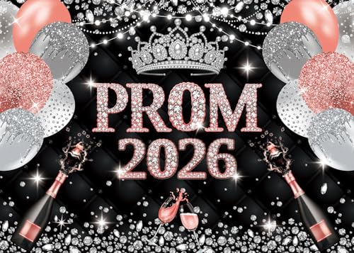 Fondo Fotográfico Prom 2026 8x6ft Oro Rosa miniatura 5
