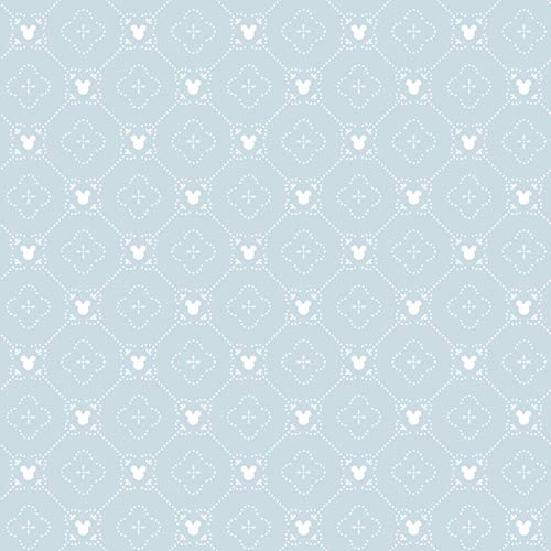 York Wallcoverings DI0978 Disney Mickey Mouse Argyle Wallpaper Blue