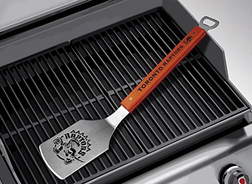 SPORTULA PRODUCTS 9021957 Sportula 18.5" Stainless Steel Spatula, Toronto Raptors