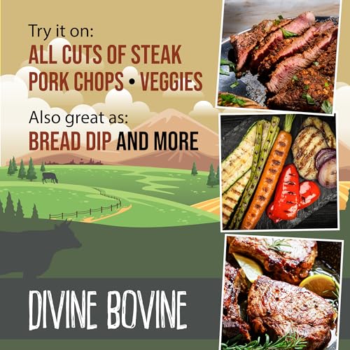 Flavor Seed Divine Bovine Organic Steak Seasoning & Rub, Gourmet Spice Blend For Cooking & Grilling All Cuts Of Steak, Pork & Vegetables | Carnivore & Keto Friendly, No Sugar, Preservative Free, Usda Certified Organic, Non Gmo, Kosher thumb #1