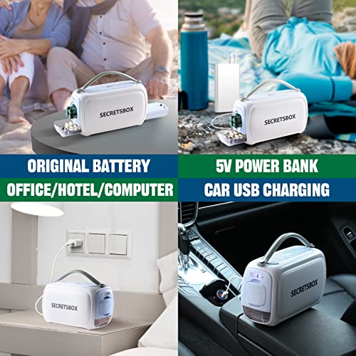 12-36H 2N1 Insulin Cooler Travel Case 20000Mah Rechargeble Battery Medication Cooler For Travel Tsa Approved Usb Medicine Cooler For Travel 36-46℉ Digital Display Diabetic Travel Case (With 1 Battery) #TOP1