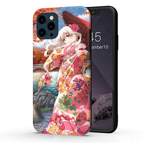 THE DREAMY LIFT iphone 12/12 pro ケース カバー アニメ 漫画 20個模様 二頭身 FGO Fate/Grand Order fate stay night 綺麗 萌え ゲーム グッズ スマホ アイフォンケース シェル ストラップ おしゃれ IMD TPU かわいい フィギュア ソフト 耐衝撃 レンズ保護 脱着簡単 指紋防止 スリム 軽量 傷防止 (iphone 12/12 pro, イリヤ1)