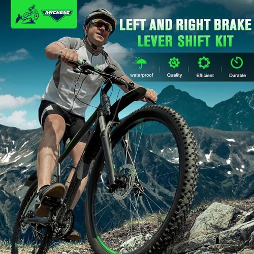 image for mycheng Bike Gear Shifter, 3x7 21 Speed Shifter Brake Lever Set for Mo