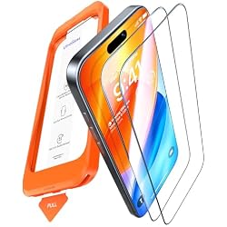 UltraGlass UNBREAK TOP 9H+ Armor for iPhone 16 Screen Protector [No.1 Military Grade Shatterproof] Screen Protector iPhone 16 Tempered Glass 6.1