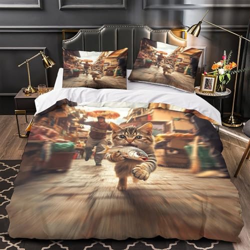 Housse de couette 3D en microfibre douce premium impression haute définition
