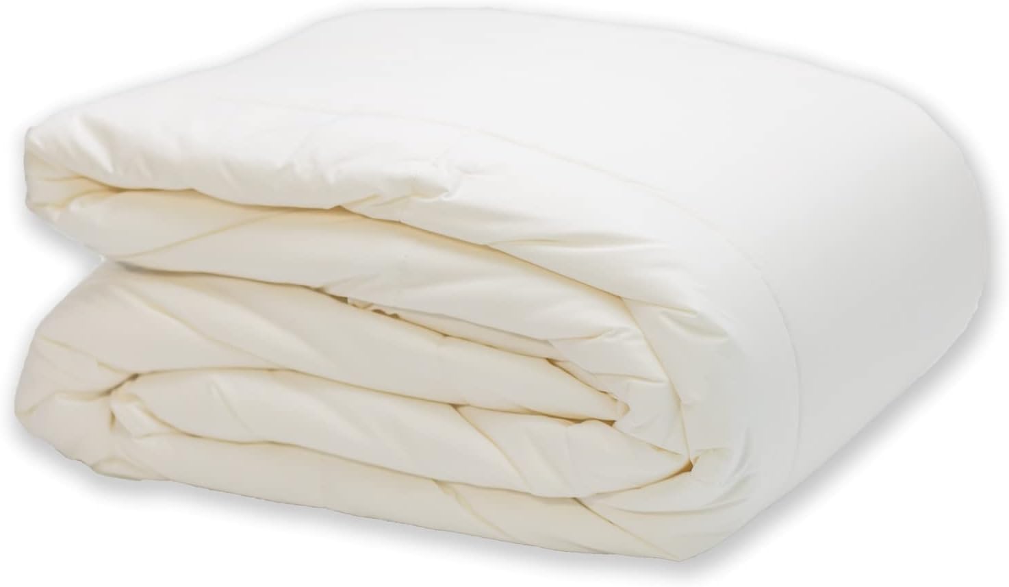 OrganicTextiles Rayon Derived from Bamboo with Tencel Comforter with Organic Cotton Cover (Twin Size), 350 Thread Count, Soft, Fluffy Comfort, Box Stitched for Loft Stability