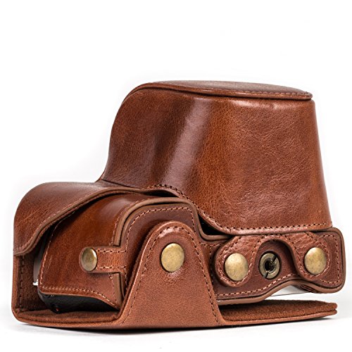 Megagear MG559 Genuine Leather Camera Case, Bag For Sony Alpha A6000 thumb #1