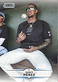 2025 TOPPS STADIUM CLUB #131 EURY PEREZ MIAMI MARLINS BASEBALL OFFICIAL TRADING CARD OF MLB