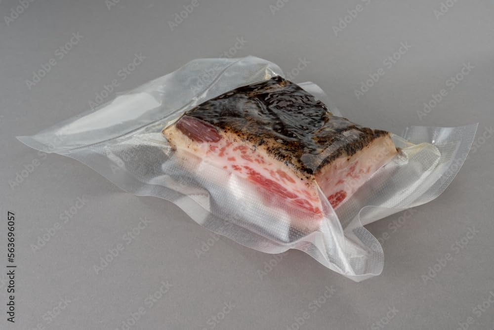 joue de porc (GUANCIALE) entière Gourmet provenant de porcs italiens élevés en liberté 500g, sans gluten et sans allergènes, produit artisanal