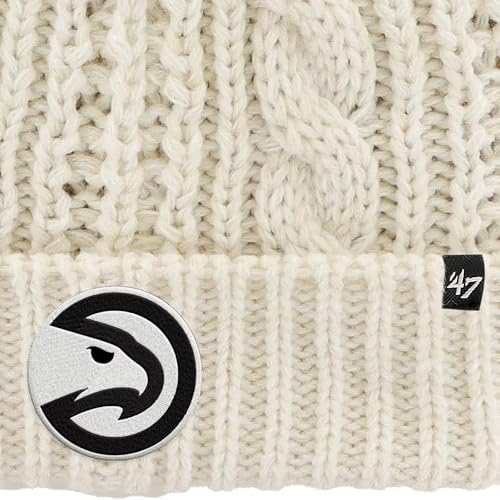 Gorro tejido con pompón Atlanta Hawks para mujer miniatura 3