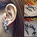 Dragon Earrings,3D Dragon with wings Puncture Ear Stud,Womens Mens Earrings,One Pair