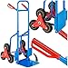 Produktbild tectake® Sackkarre Treppensteiger, Sackkarren mit Rollen, Treppensackkarre, Transportkarre, Tool für Treppe, Umzug, als Gartenwagen, Möbelheber, Transportroller, Ladeschaufel Sackkarre klappbar