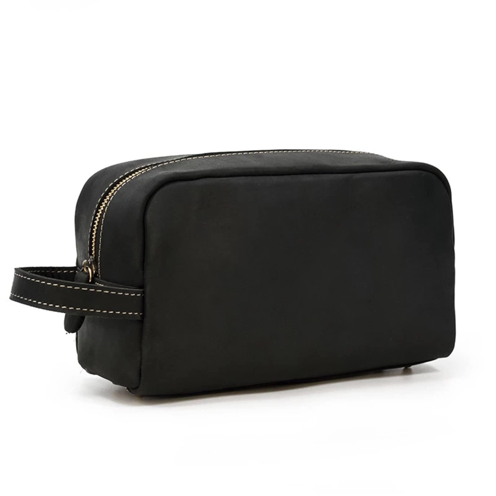 Skórzana męska kosmetyczka Kosmetyczka unisex Vintage kosmetyczki Męskie kosmetyczki Organizator podróży Torba na nadgarstek