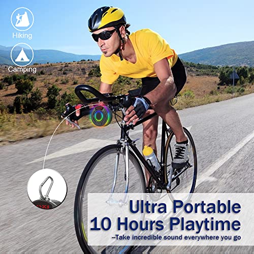 Bluetooth Shower Speaker, Portable Bluetooth Speaker 360 Hd Surround Sound, Ipx7 Waterproof Wireless Speaker With Suction Cup, Dual Stereo Pairing, Built-In Mic, Shower Radio For Party, Travel, Beach #TOP3